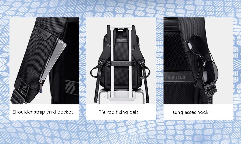 Arctic Hunter High-End Business Men's Backpack Travel Multi-Functional Anti-Splashing Large-Capacity Computer Backpack