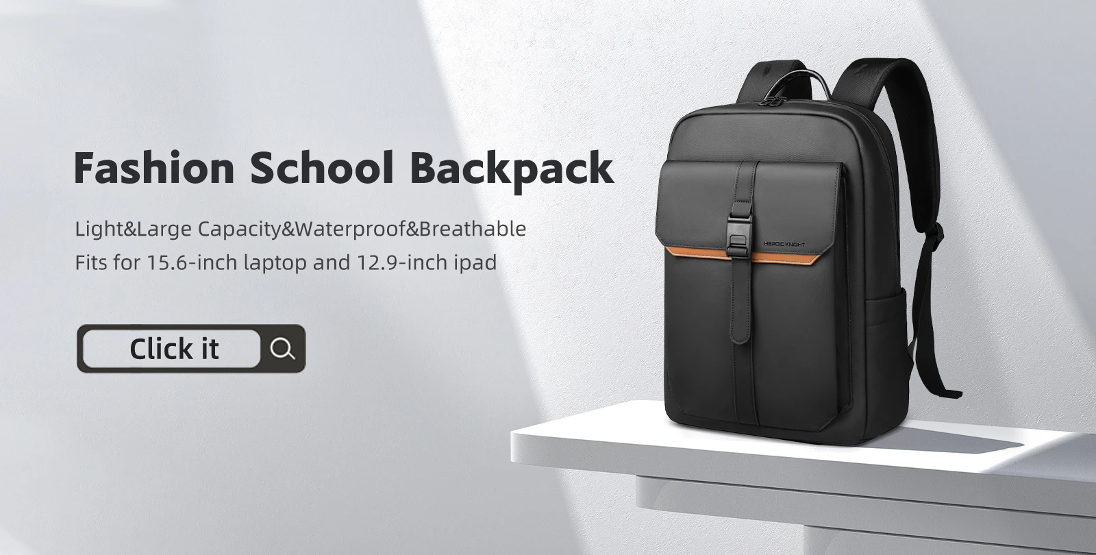 HK Business Backpack for Men 17 Inch Laptop Backpack with USB Port Slim Expandable Waterproof Travel Bag Large Work Computer Bag