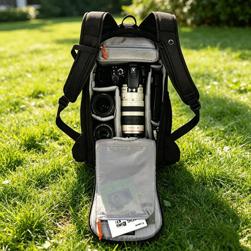 Lowepro Camera Bag Flipside 300 DSLR Camera Big Capacity Photography Backpack