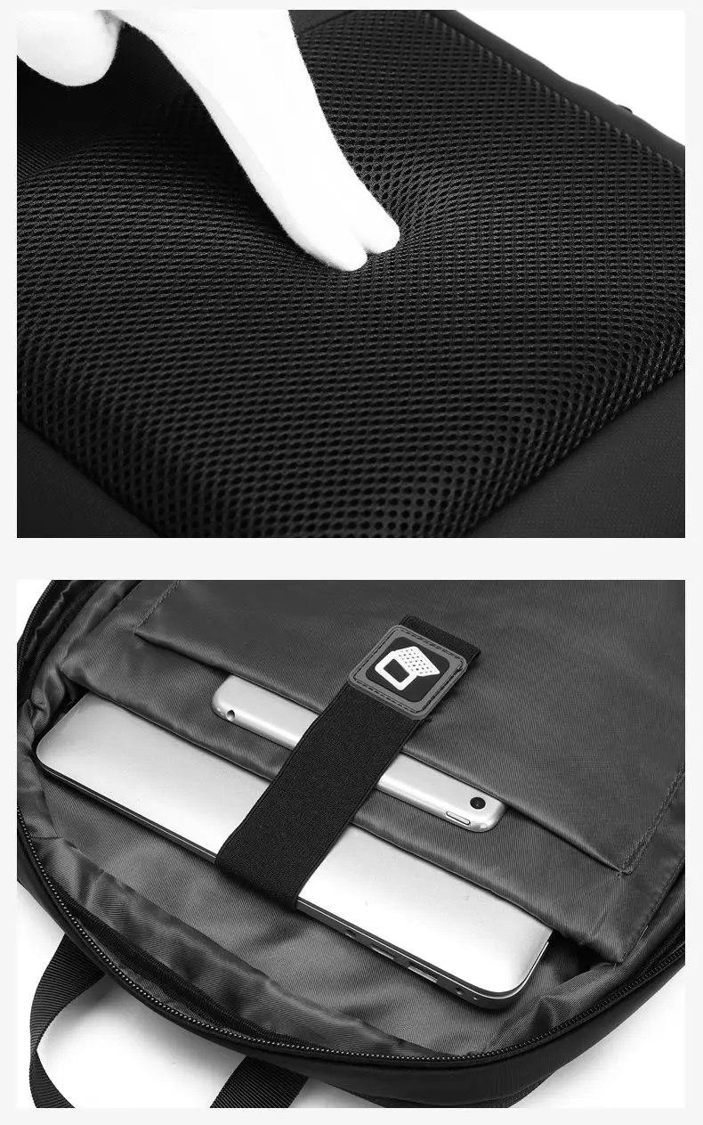 ABS EVA Hard Shell Fashion Multifunction Series Backpack Men Anti Theft Waterproof Laptop Backpack Business Travel Backpack Hot