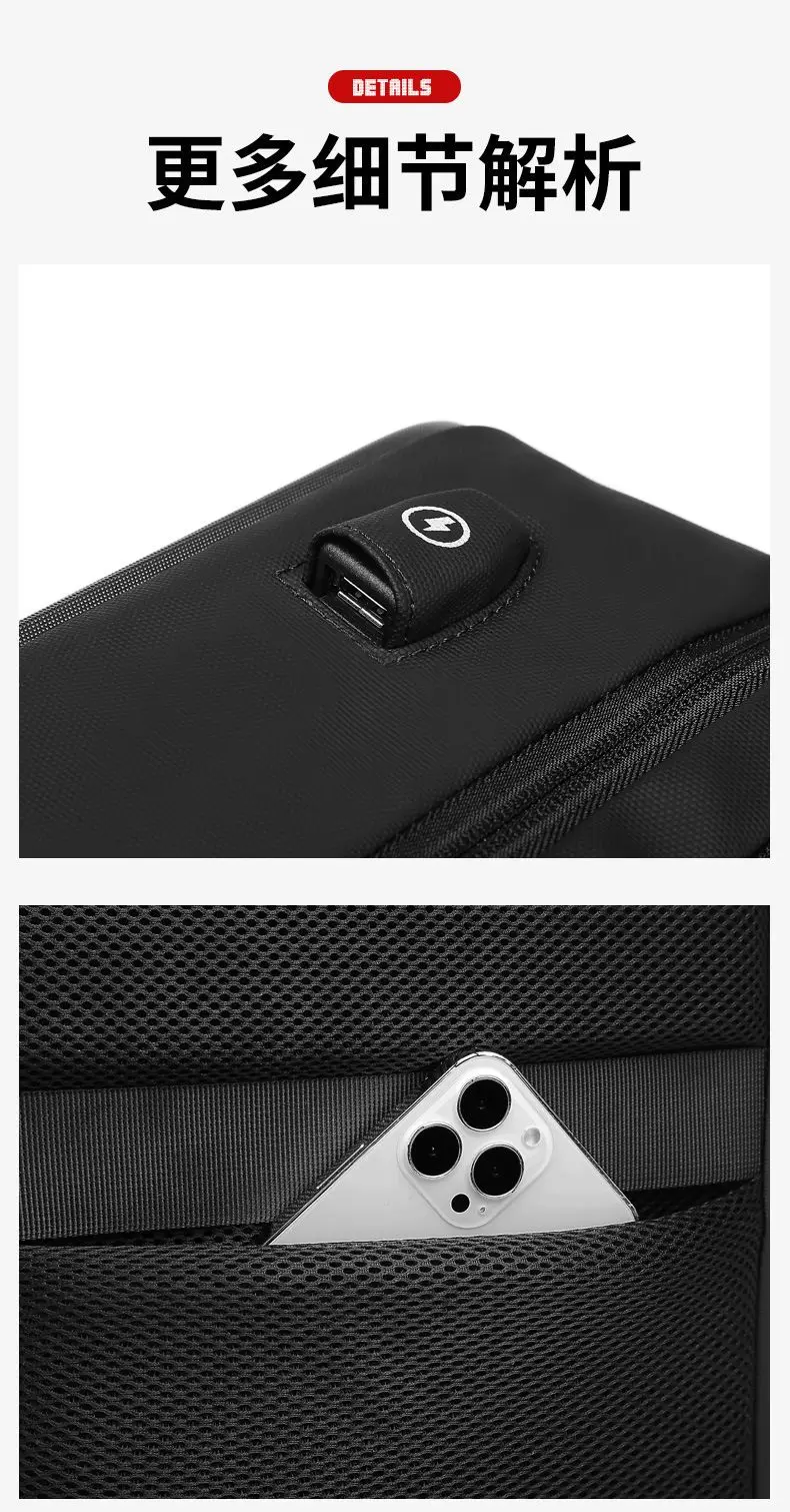 ABS EVA Hard Shell Fashion Multifunction Series Backpack Men Anti Theft Waterproof Laptop Backpack Business Travel Backpack Hot