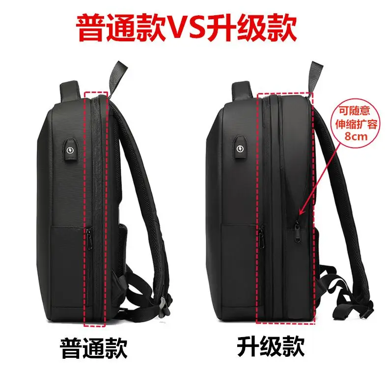 ABS EVA Hard Shell Fashion Multifunction Series Backpack Men Anti Theft Waterproof Laptop Backpack Business Travel Backpack Hot