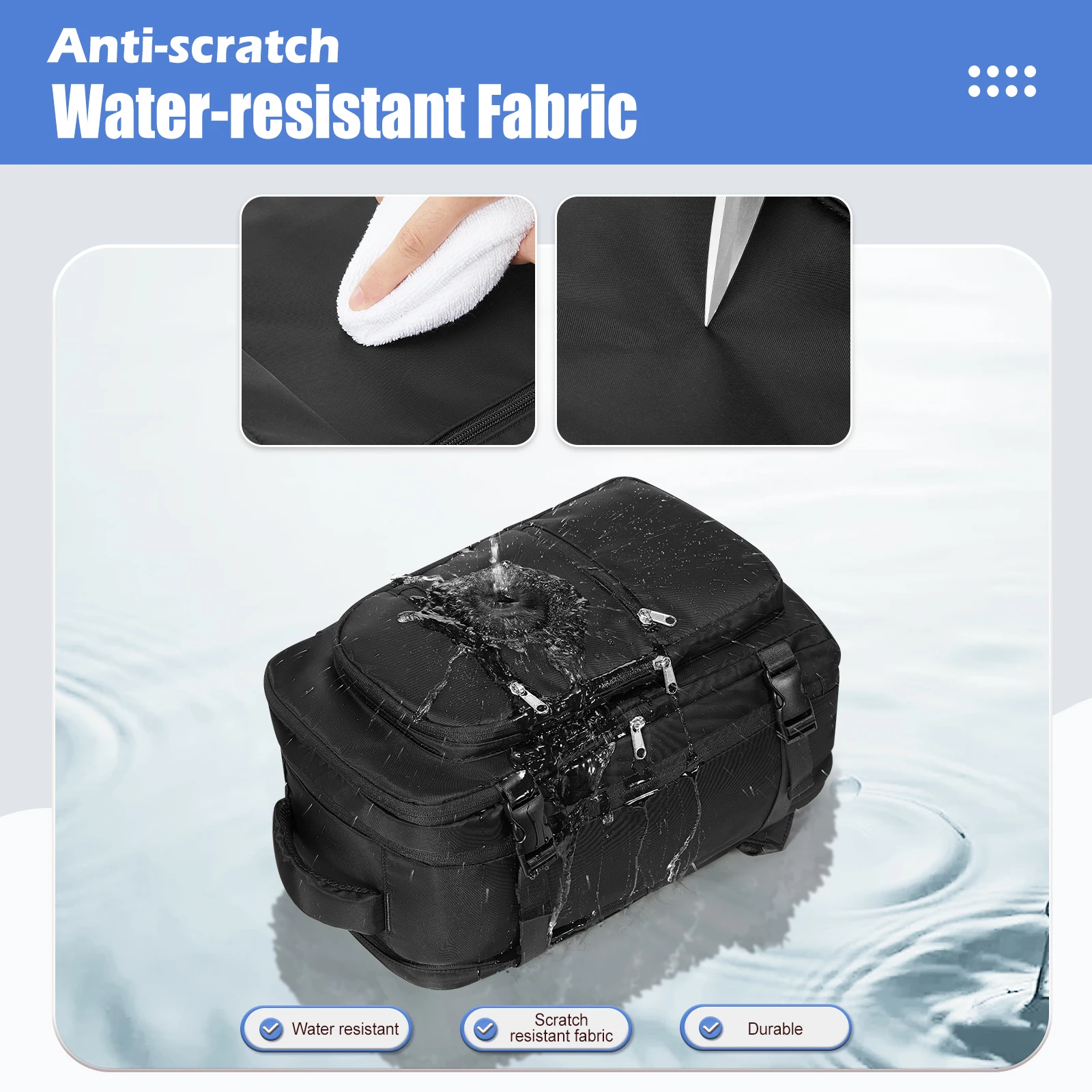 Vacuum Bag for Clothing,Backpack Hand Luggage Aircraft,Travel Essentials Vacuum Backpack Hand Luggage 40x30x20, Men Backpack
