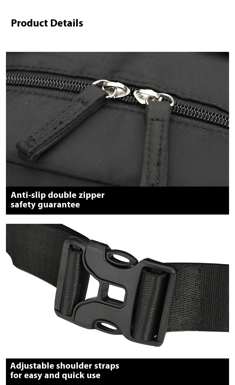 Cross Border Backpack for Men with a High-End Feel, Large Capacity Crossbody Backpack, Portable Travel Bag, Outdoor Hiking Backp