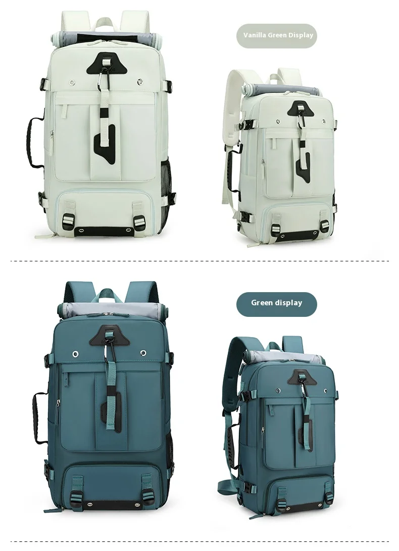 Cross Border Backpack for Men with a High-End Feel, Large Capacity Crossbody Backpack, Portable Travel Bag, Outdoor Hiking Backp