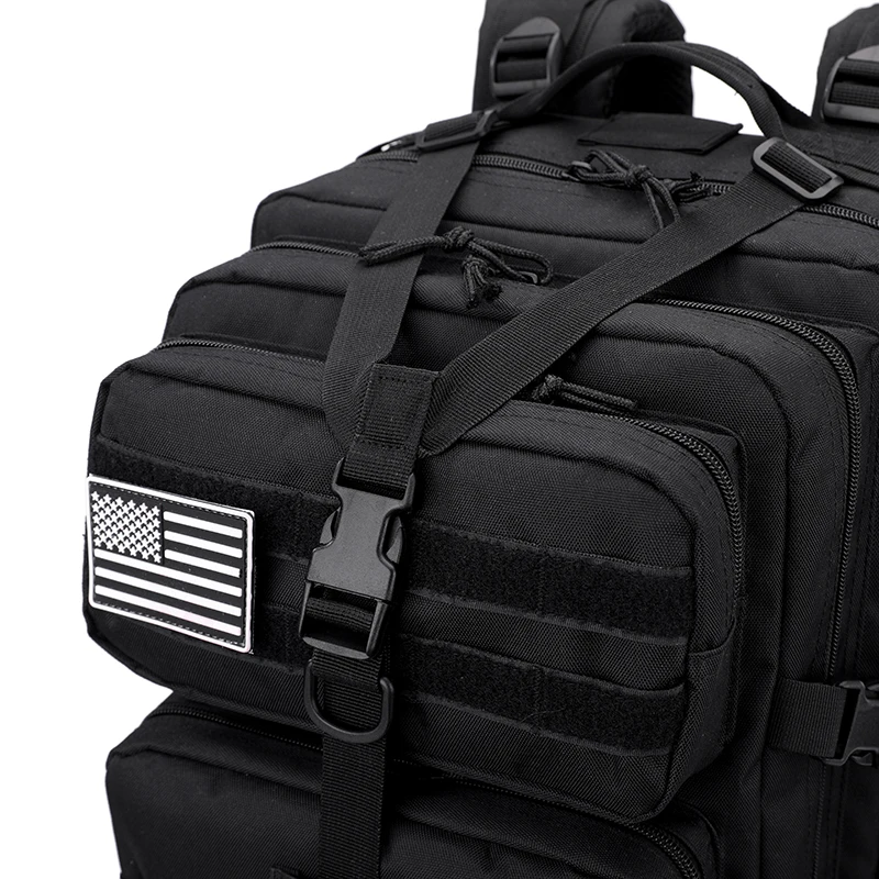 Spain Warehouse 3-Day Assault Pack 50L Tactical Backpack Molle System Camouflage Waterproof Large Capacity Outdoor Camping Bag