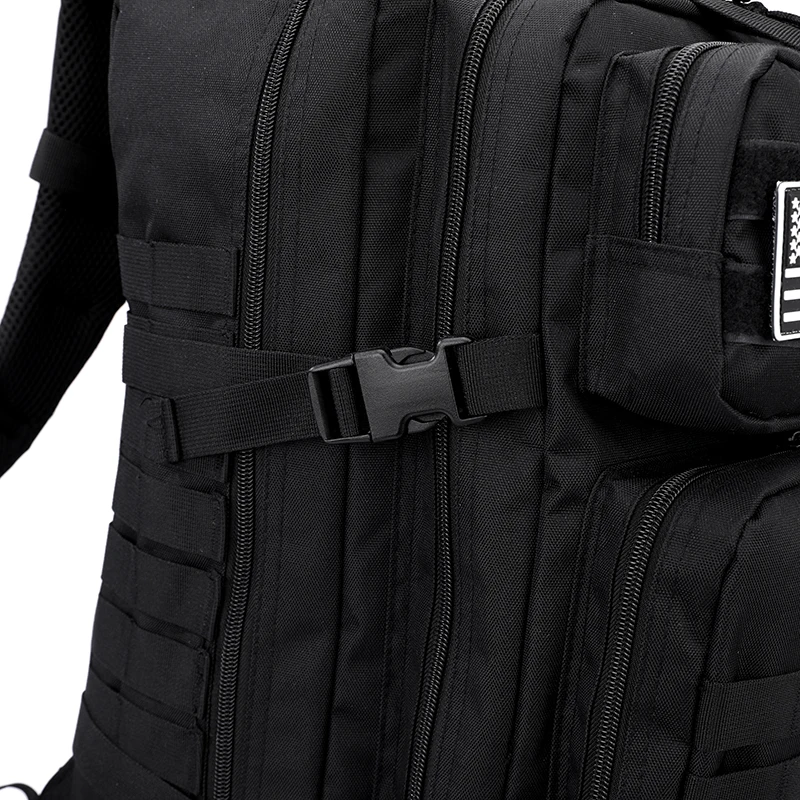 Spain Warehouse 3-Day Assault Pack 50L Tactical Backpack Molle System Camouflage Waterproof Large Capacity Outdoor Camping Bag