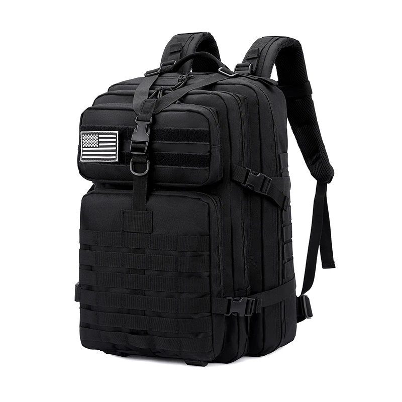 Spain Warehouse 3-Day Assault Pack 50L Tactical Backpack Molle System Camouflage Waterproof Large Capacity Outdoor Camping Bag