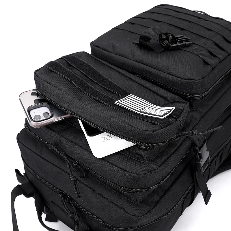 Spain Warehouse 3-Day Assault Pack 50L Tactical Backpack Molle System Camouflage Waterproof Large Capacity Outdoor Camping Bag