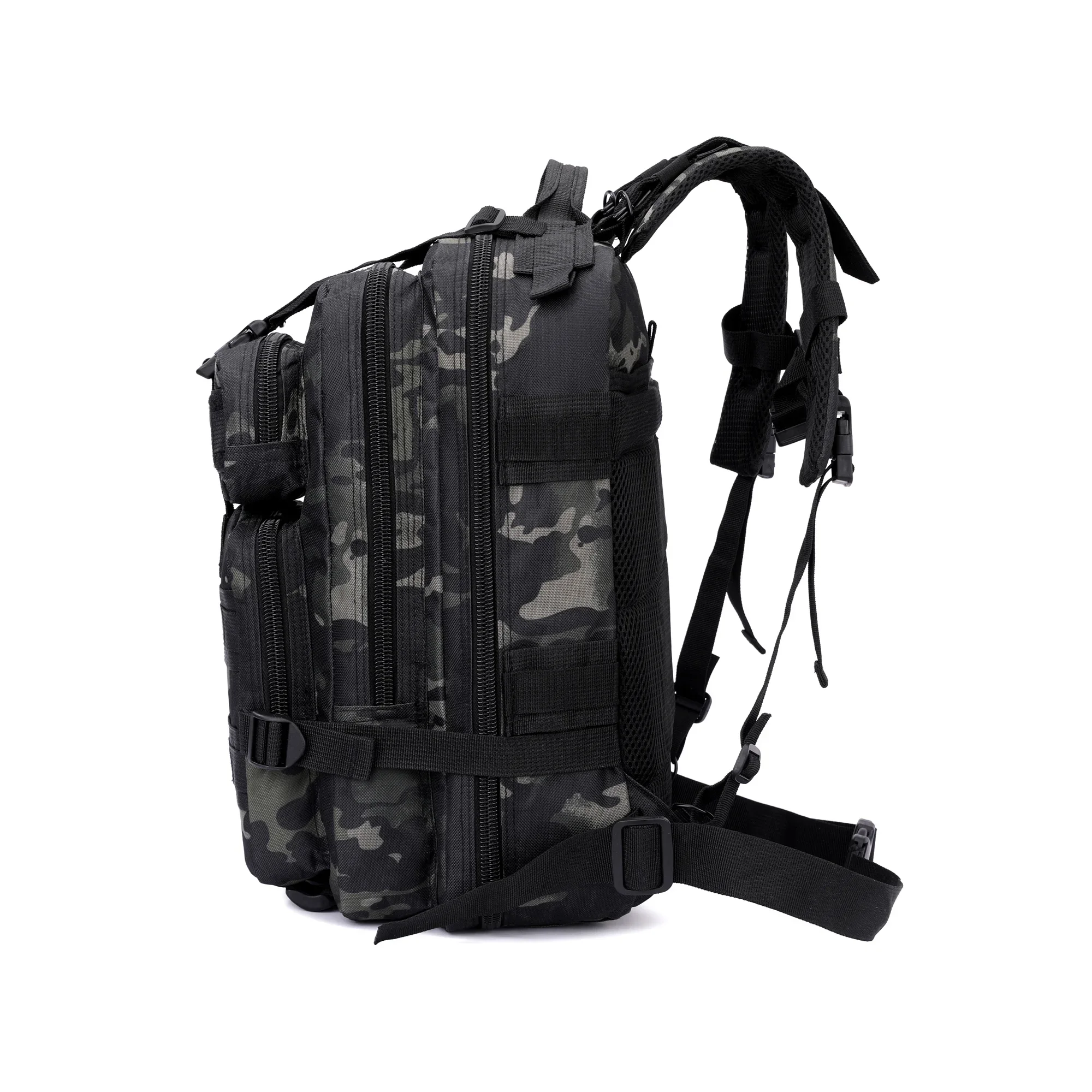Spain Warehouse 3-Day Assault Pack 50L Tactical Backpack Molle System Camouflage Waterproof Large Capacity Outdoor Camping Bag