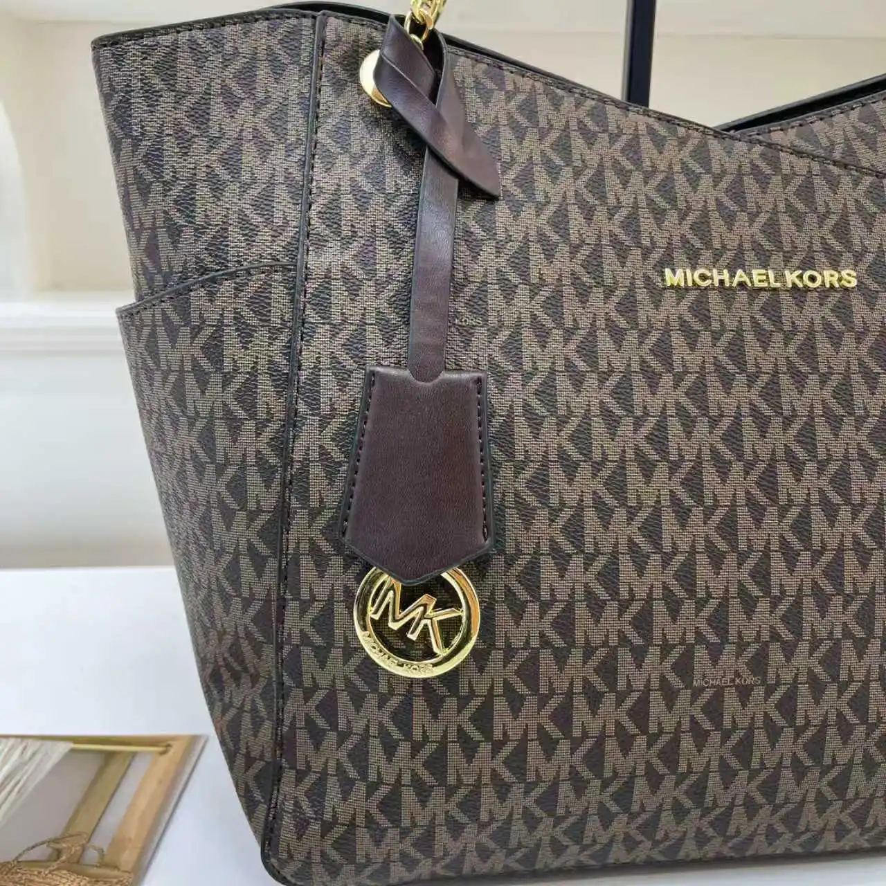 Michael Kors 2026 new fashion high-end versatile high-quality women's medium tote and crossbody bag