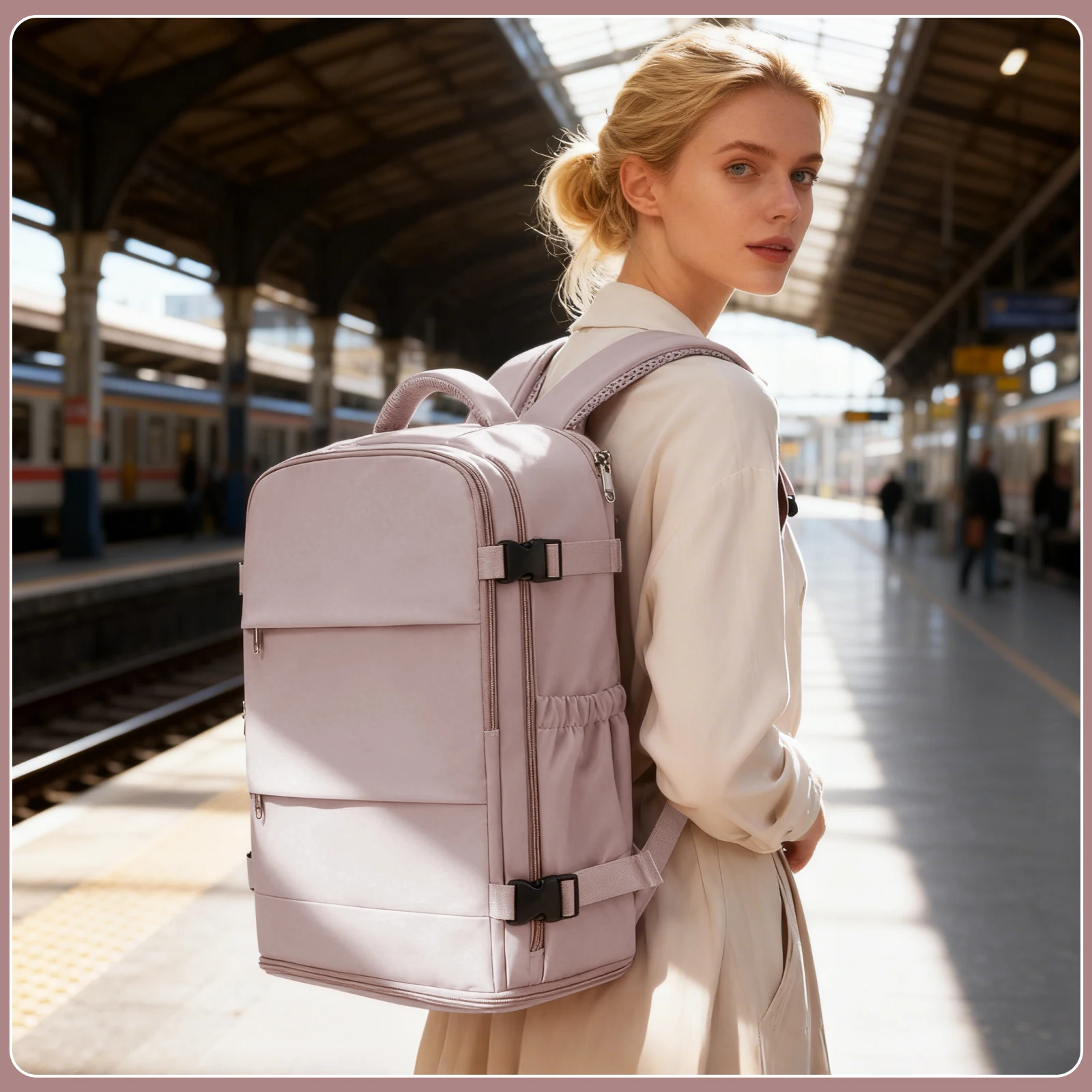 Ryanair 40x30x20 Travel Backpack Wizzair Cabin Bag Unisex Women Men Laptop Backpack Outdoor Student School Backpack Vacuum Bag