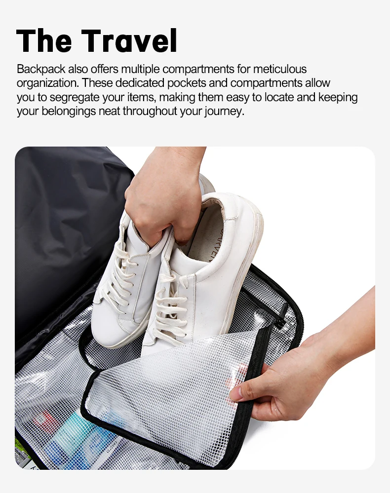 BANGE Anti-Theft Vacuum Compression Backpacks Men Travel Backpack Lock Bag Large Capacity 16 Laptop Bags For School Cabin Bags
