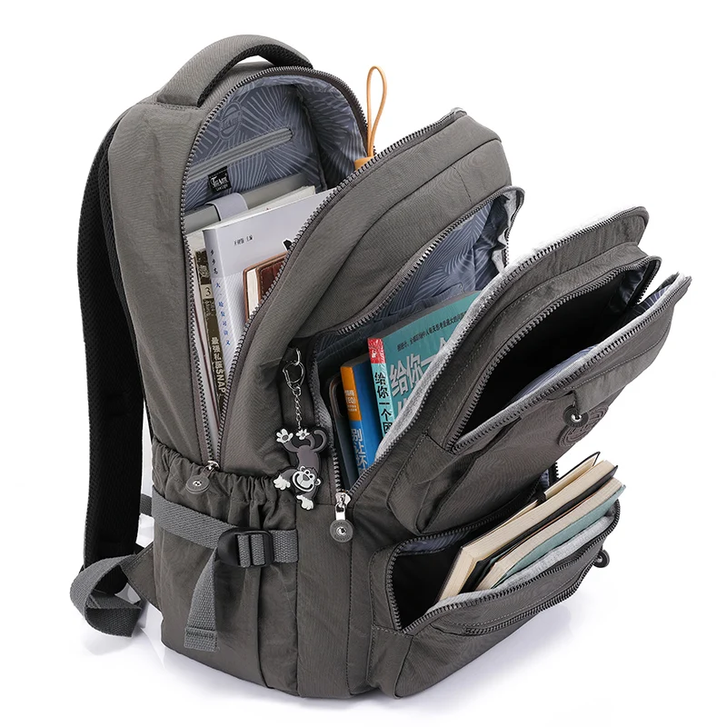 TEGAOTE Lightweight Big Large Capacity A4 14 15.6 16'' Laptop Men Women Backpack School Travel Bag Blue Grey Green Black M2306