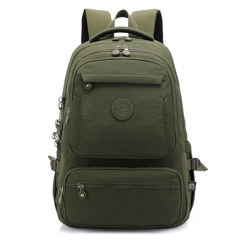 TEGAOTE Lightweight Big Large Capacity A4 14 15.6 16'' Laptop Men Women Backpack School Travel Bag Blue Grey Green Black M2306