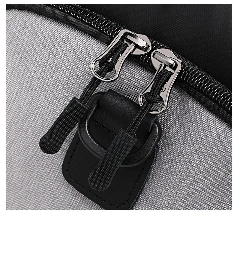 OZUKO Garment Bag Multifunction Men Suit Storage Large Capacity Luggage Handbag Male Waterproof Travel Duffel Bag Shoes Pocket