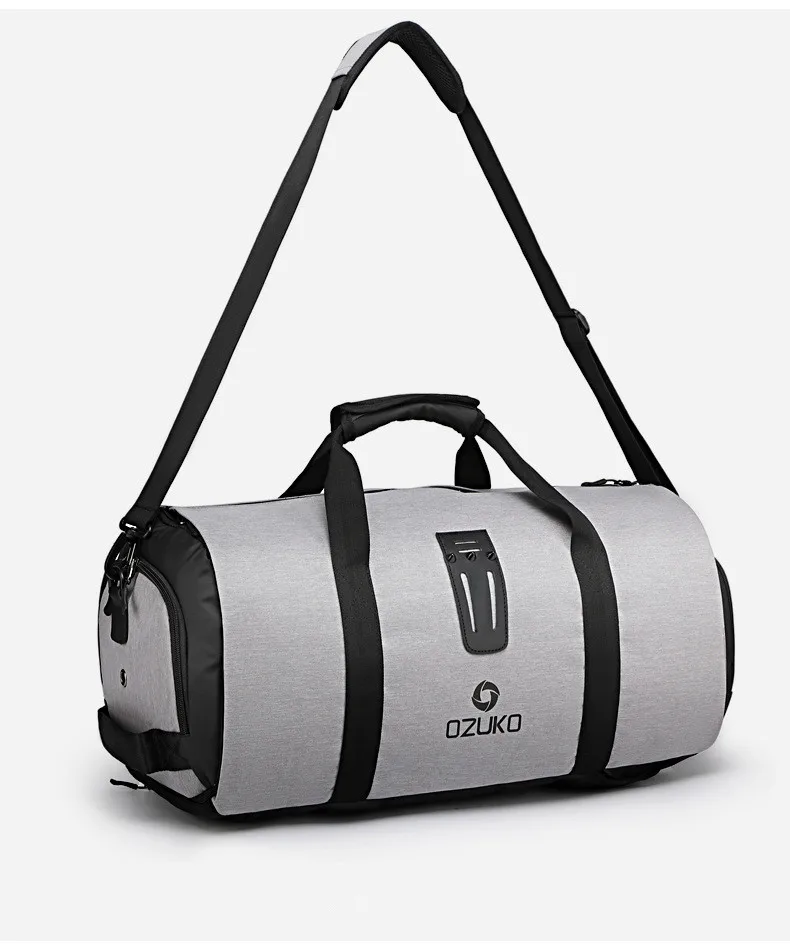OZUKO Garment Bag Multifunction Men Suit Storage Large Capacity Luggage Handbag Male Waterproof Travel Duffel Bag Shoes Pocket
