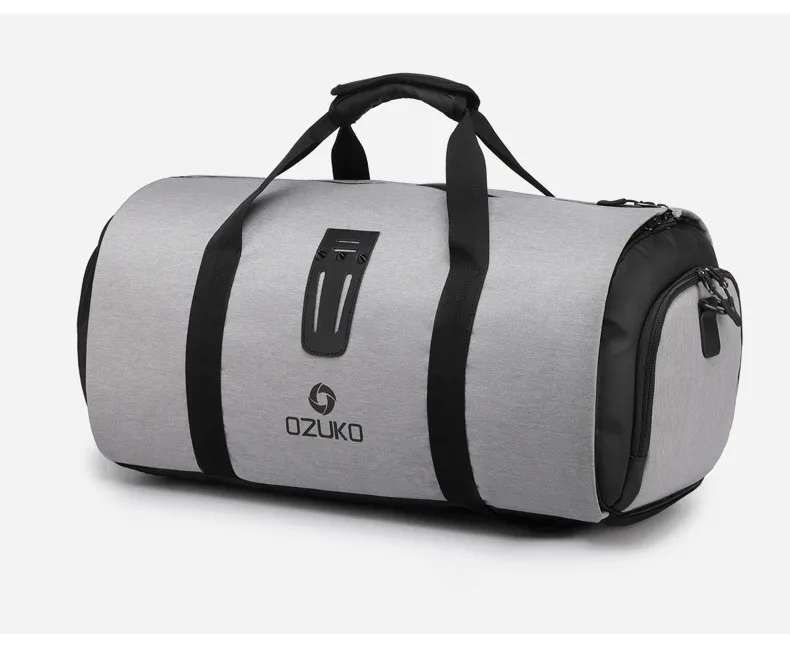 OZUKO Garment Bag Multifunction Men Suit Storage Large Capacity Luggage Handbag Male Waterproof Travel Duffel Bag Shoes Pocket