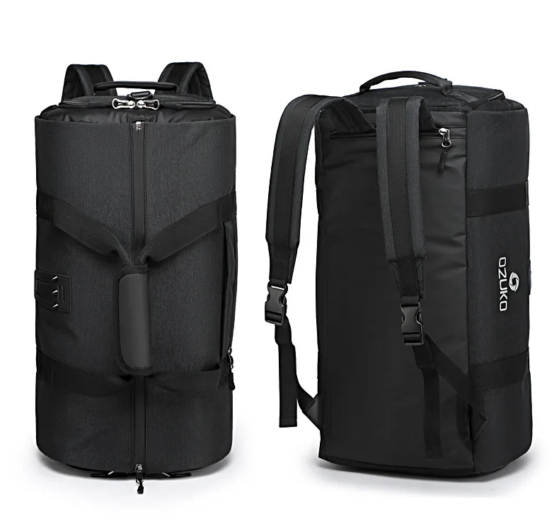 OZUKO Garment Bag Multifunction Men Suit Storage Large Capacity Luggage Handbag Male Waterproof Travel Duffel Bag Shoes Pocket