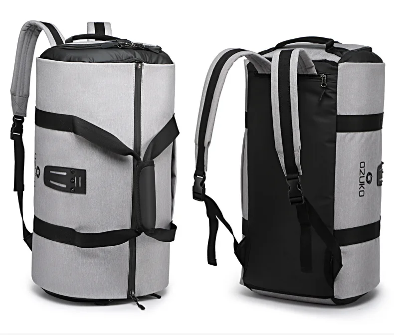 OZUKO Garment Bag Multifunction Men Suit Storage Large Capacity Luggage Handbag Male Waterproof Travel Duffel Bag Shoes Pocket