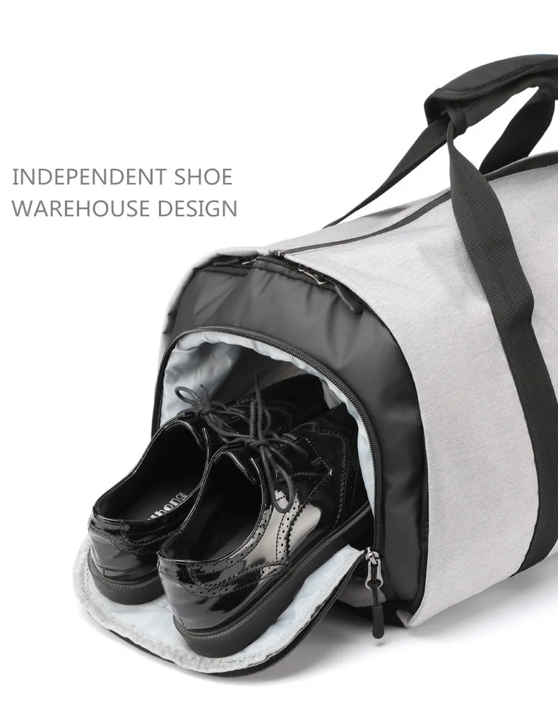 OZUKO Garment Bag Multifunction Men Suit Storage Large Capacity Luggage Handbag Male Waterproof Travel Duffel Bag Shoes Pocket