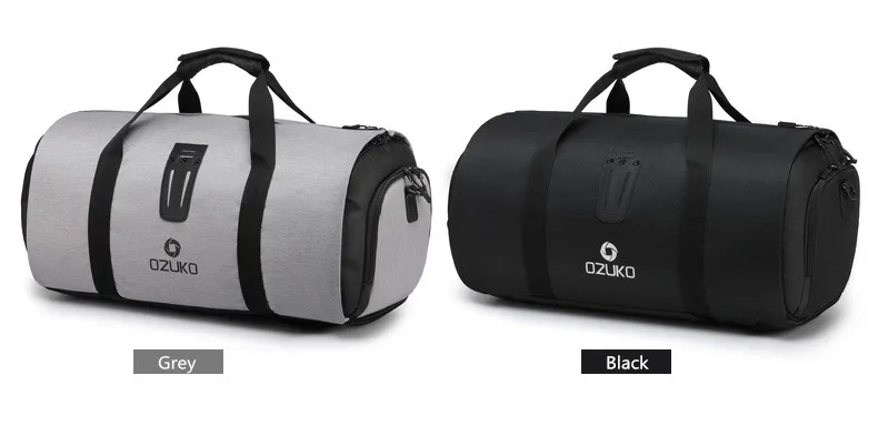 OZUKO Garment Bag Multifunction Men Suit Storage Large Capacity Luggage Handbag Male Waterproof Travel Duffel Bag Shoes Pocket