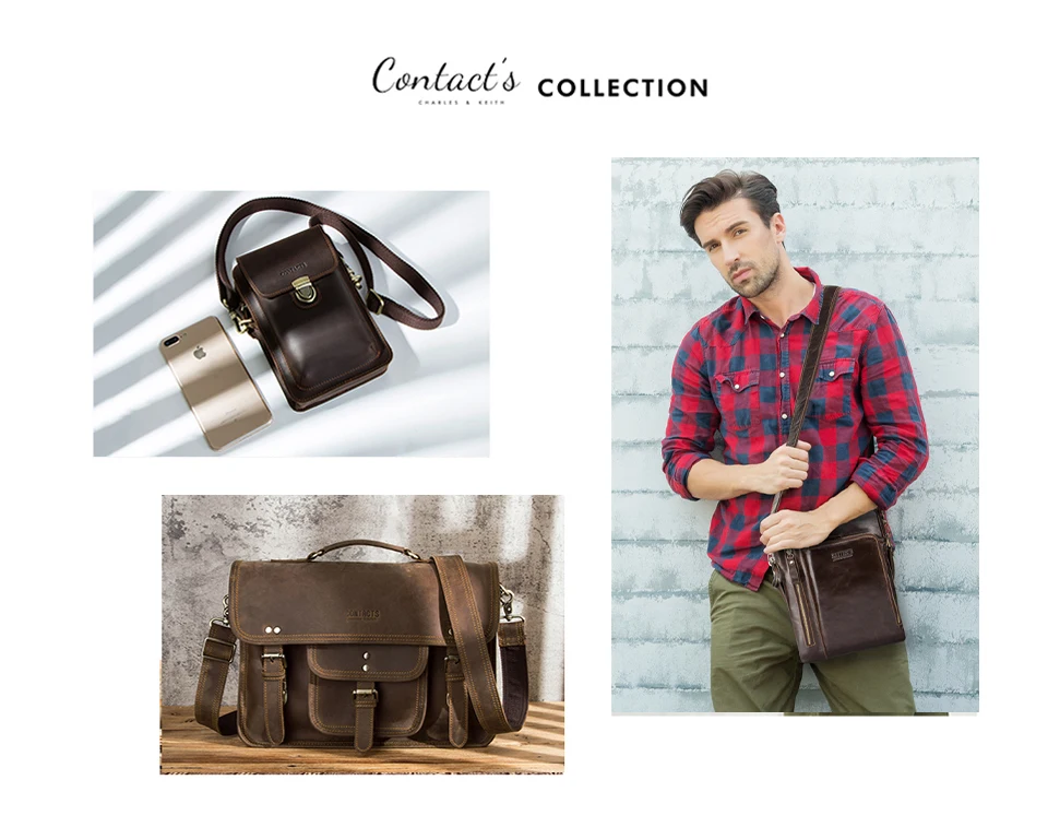 CONTACT'S Genuine Leather Men Passport Cover with Pen Slot Family Passport Travel Wallets ID Card Bag Organizer Document Pouch