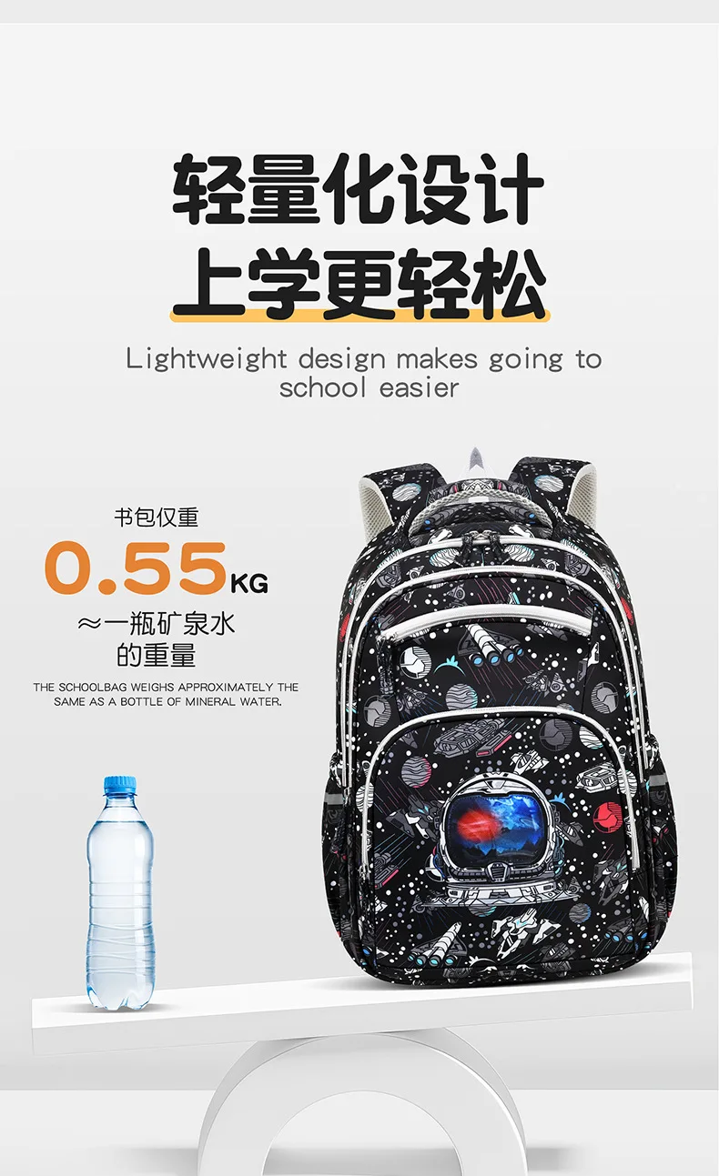 3 Pcs Kids School Backpcak Children School Bags Set Girls Boys Primary Backpack with Lunch Bag Schoolbag Book Bag Kids Mochilas