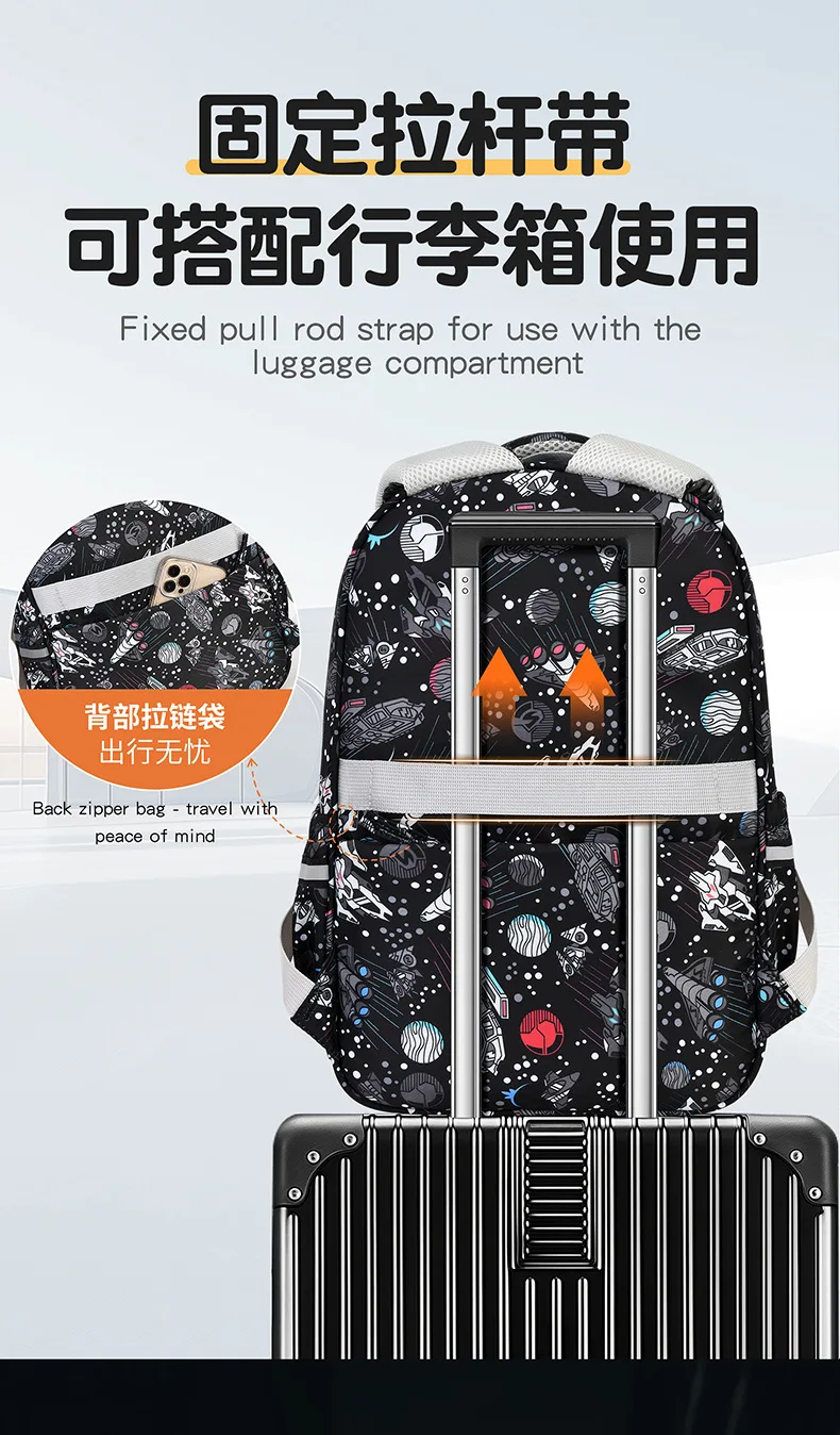 3 Pcs Kids School Backpcak Children School Bags Set Girls Boys Primary Backpack with Lunch Bag Schoolbag Book Bag Kids Mochilas
