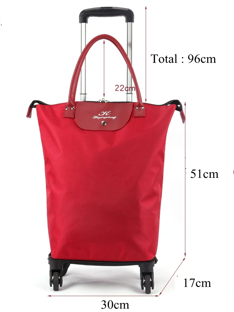 New Women Travel trolley bags Women bag wheels wheeled bags carry on luggage Bags on wheels trolley bags Rolling Luggage bag