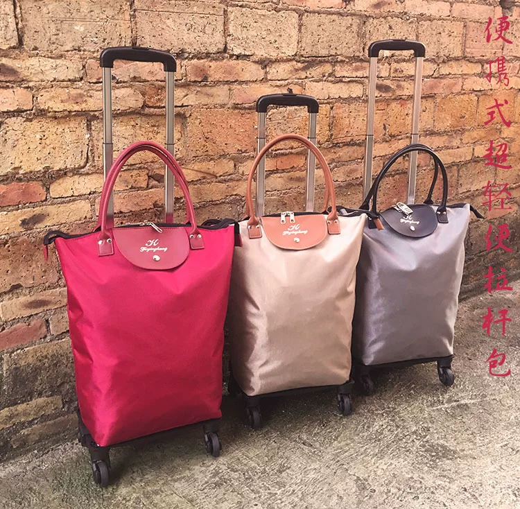 New Women Travel trolley bags Women bag wheels wheeled bags carry on luggage Bags on wheels trolley bags Rolling Luggage bag