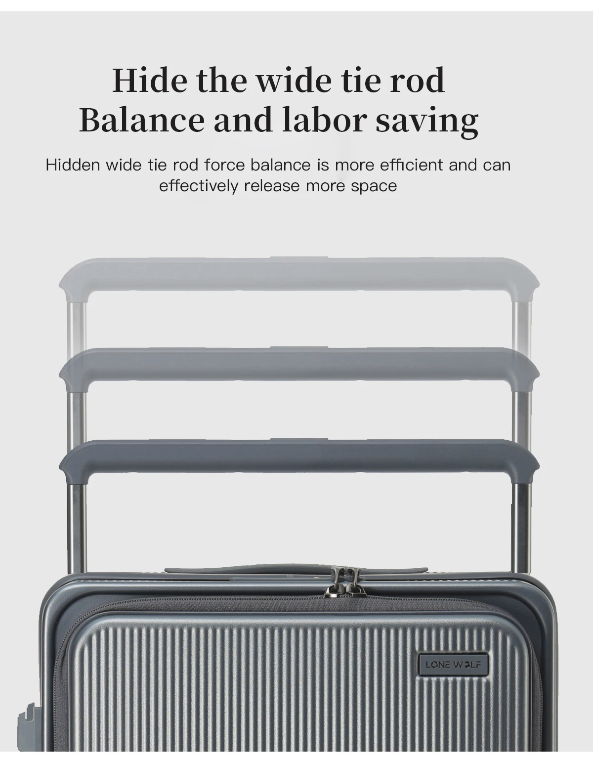 2025 Front-opening Luggage. 26-inch anti-drop rolling suitcase, 20-inch carry-on luggage, combination suitcase, 24-inch travel b