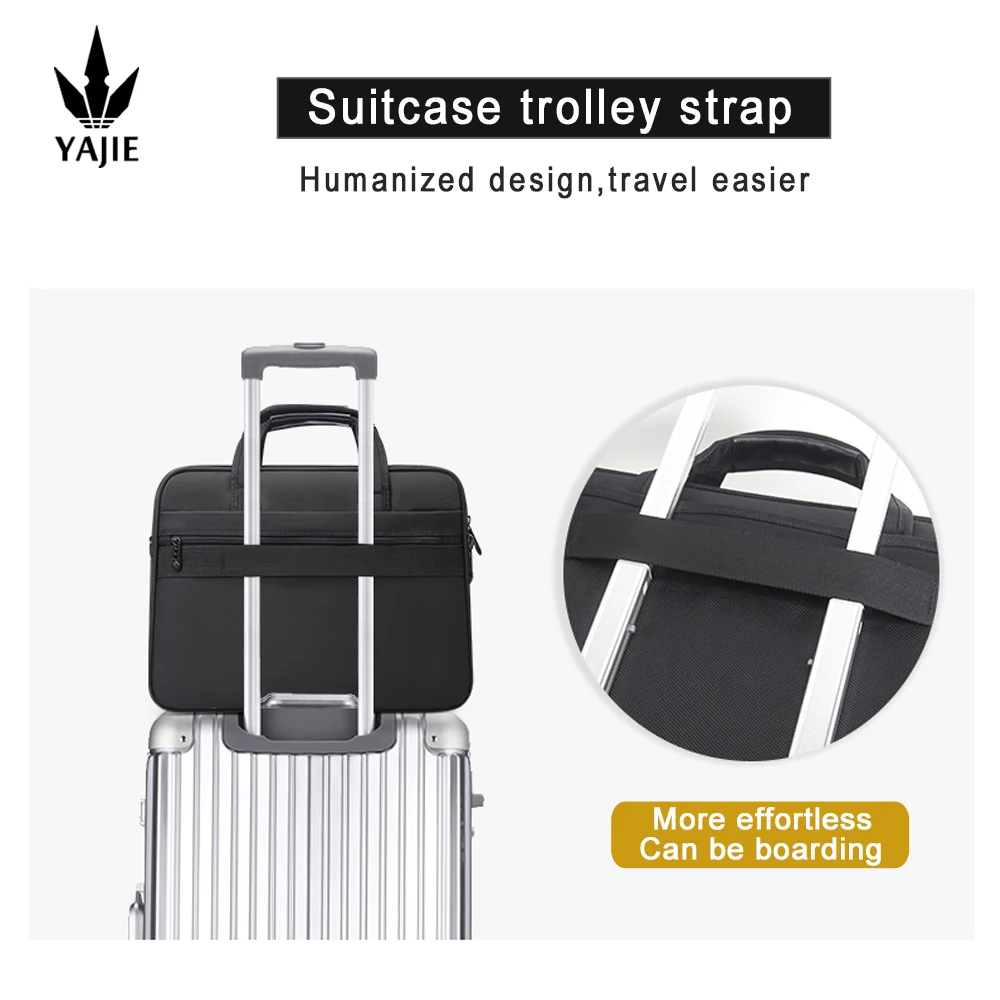 Large Capacity Briefcase Bag Men Business Bag 15.6 inch 17" 19" Laptop Bag Shoulder Bags Canvas Handbags Notebook Bag messenger