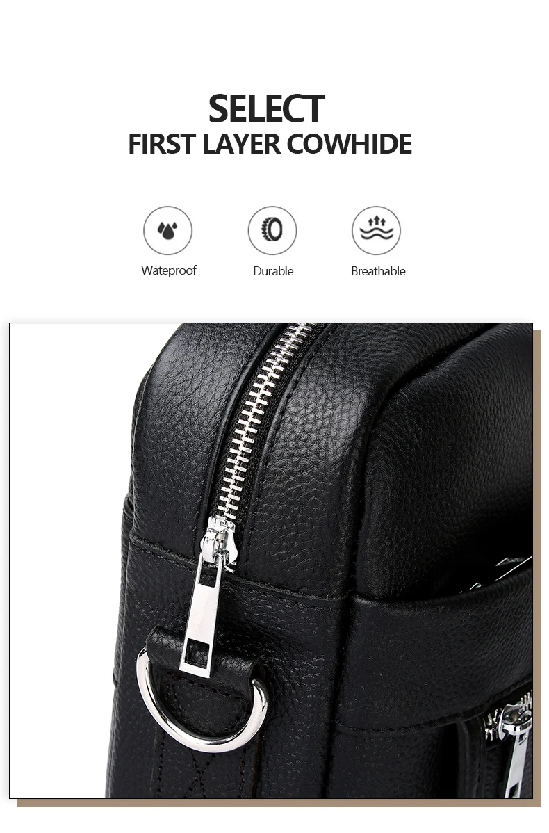 SCHLATUM Genuine Leather Briefcases Hard For Men Luxury Handbags Laptop Briefcase Bags 15 Inch Office Bussiness Computer Bag