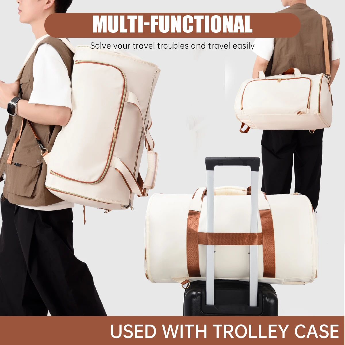 Extra Large Capacity Travel Bag, Pouch for Men and Women, Quilt Storage Bag, Hand Luggage, Checked Luggage, Moving Luggage, Mult