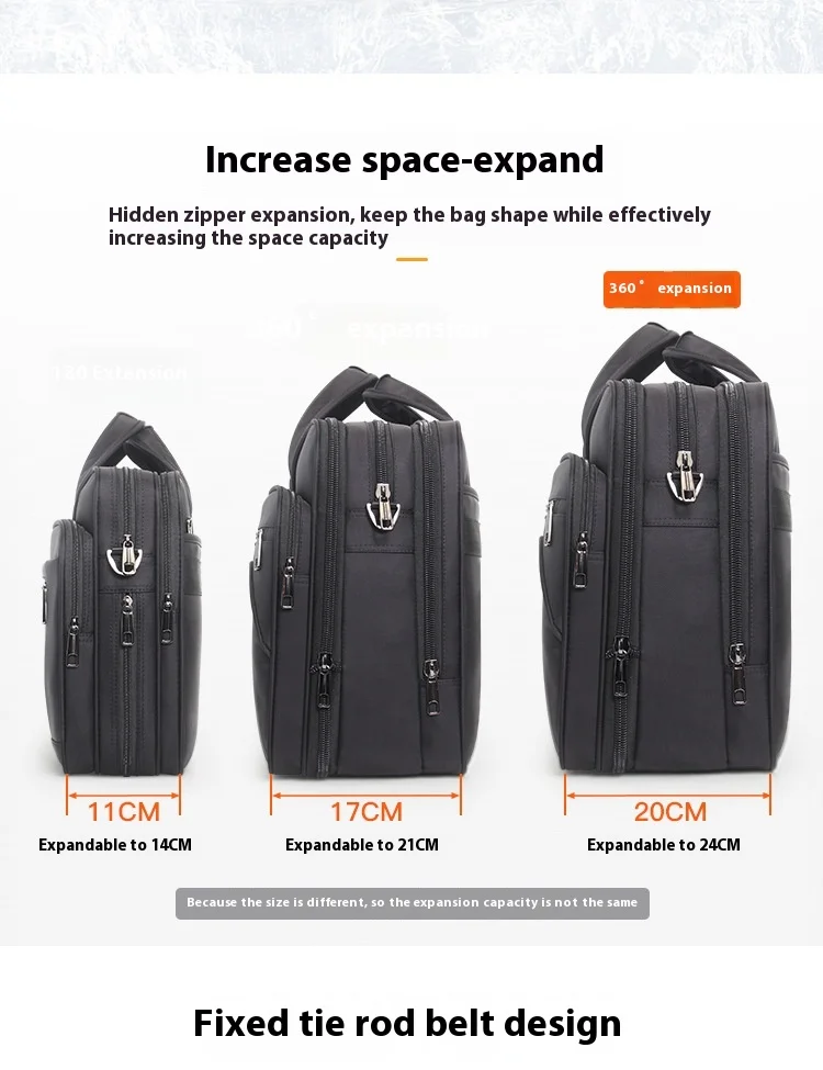 Large Briefcases For Men Canvas Tote Bag 15.6 Inch 17 Inch 19 Inch Laptop Case Work Bags Office Messenger Bag
