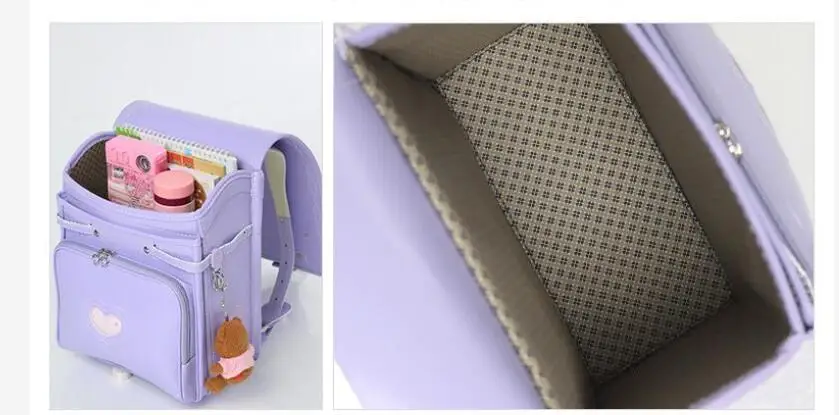 Randoseru Backpack School Backpack PU leather Satchel Japan Bag Japanese School Bag Randoseru Girls PU Leather Book bag for Girl