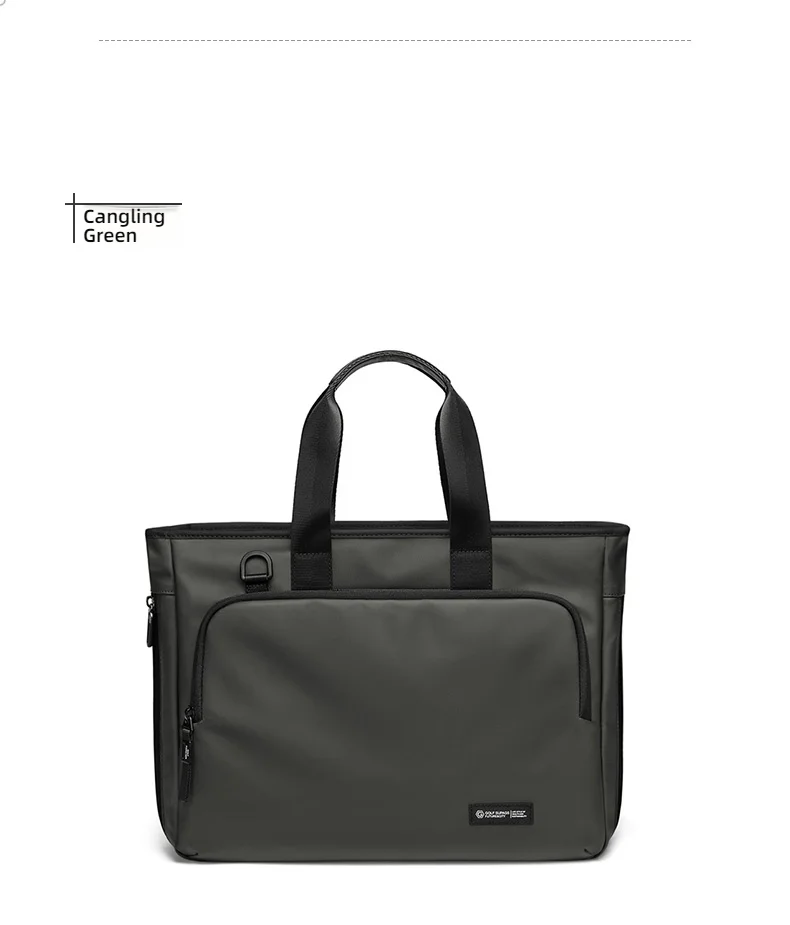 GOLF Men's Handbag Waterproof Nylon Briefcase 16” Laptop Bag Detachable Strap  Business Trips Oxford Cloth Document Organize