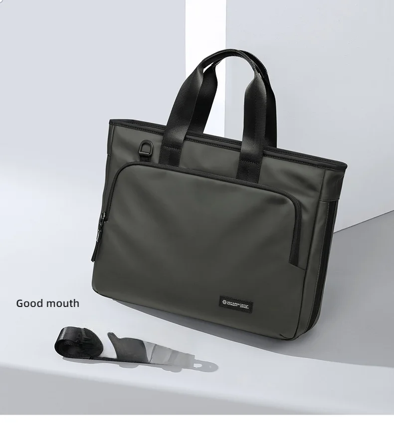 GOLF Men's Handbag Waterproof Nylon Briefcase 16” Laptop Bag Detachable Strap  Business Trips Oxford Cloth Document Organize