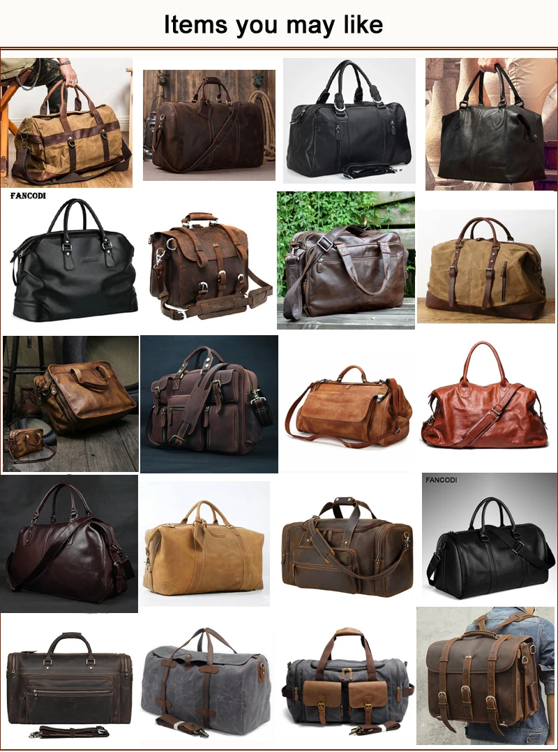 Luxury Men Genuine Leather Travel Bag Luggage Bag Men Leather Duffle Bags Weekend Shoulder Bag Overnight Male Tote Black