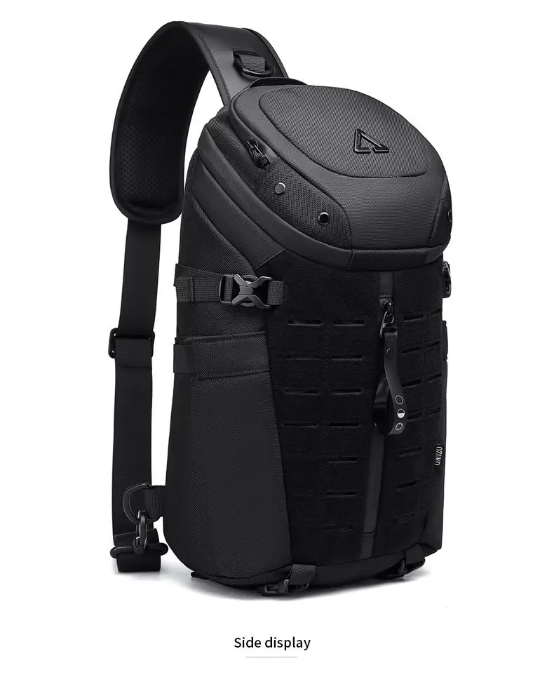 Ozuko Chest Bag Cross Bag Men Waterproof USB Man Crossbody Bag Anti-Theft Short Travel Messenger Sling Fashion Designer