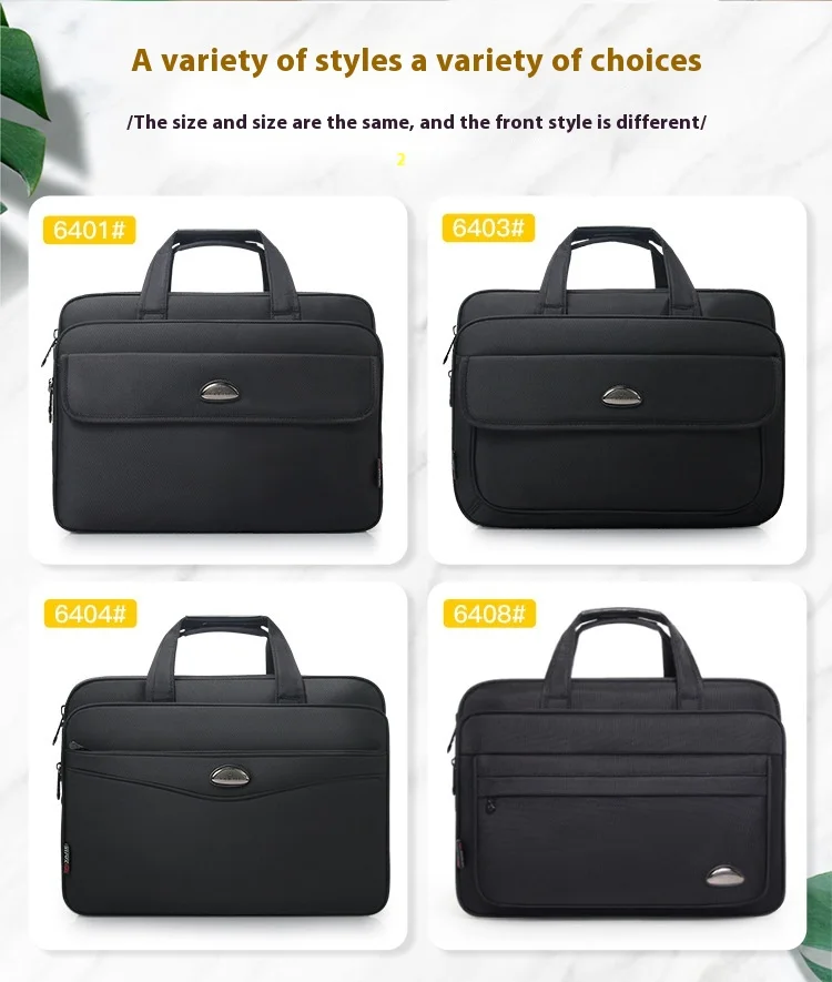 Large Capacity Briefcase Bag Men Business Bag 15.6 Inch Laptop Bag Shoulder Bags Canvas Handbags Notebook Bags Messenger