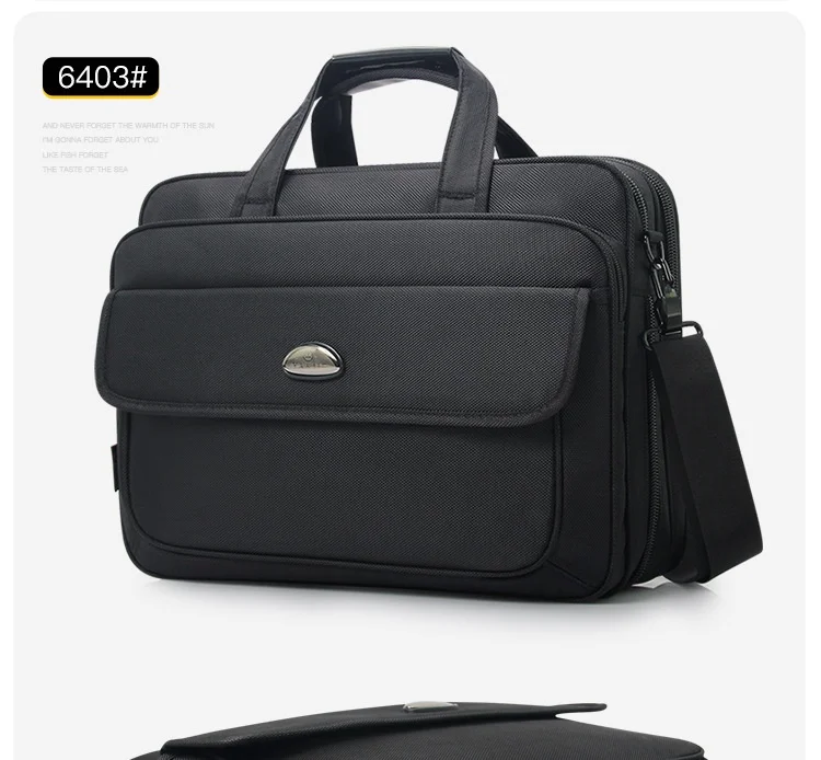 Large Capacity Briefcase Bag Men Business Bag 15.6 Inch Laptop Bag Shoulder Bags Canvas Handbags Notebook Bags Messenger