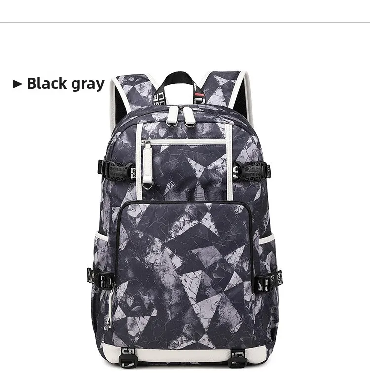 My Hero Academia Anime Print School Backpack Large Capacity Unisex Bookbag for Boys Girls Travel Casual Daypack
