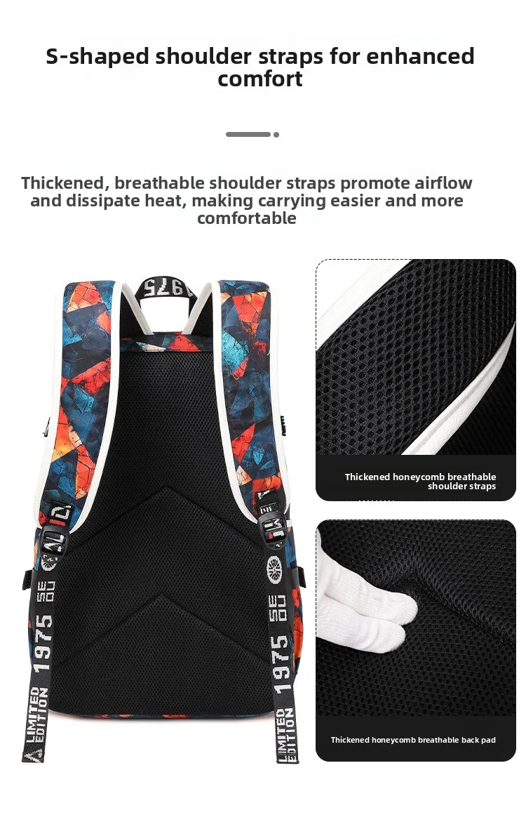 My Hero Academia Anime Print School Backpack Large Capacity Unisex Bookbag for Boys Girls Travel Casual Daypack