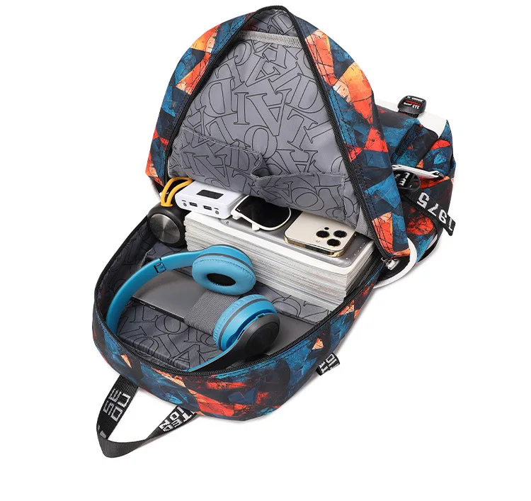 My Hero Academia Anime Print School Backpack Large Capacity Unisex Bookbag for Boys Girls Travel Casual Daypack