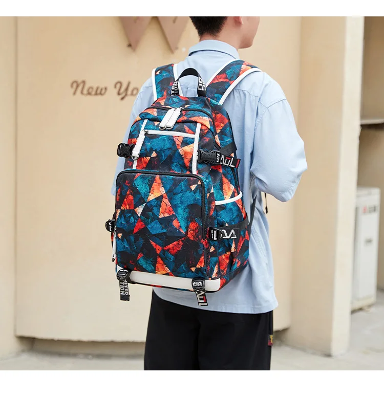 My Hero Academia Anime Print School Backpack Large Capacity Unisex Bookbag for Boys Girls Travel Casual Daypack