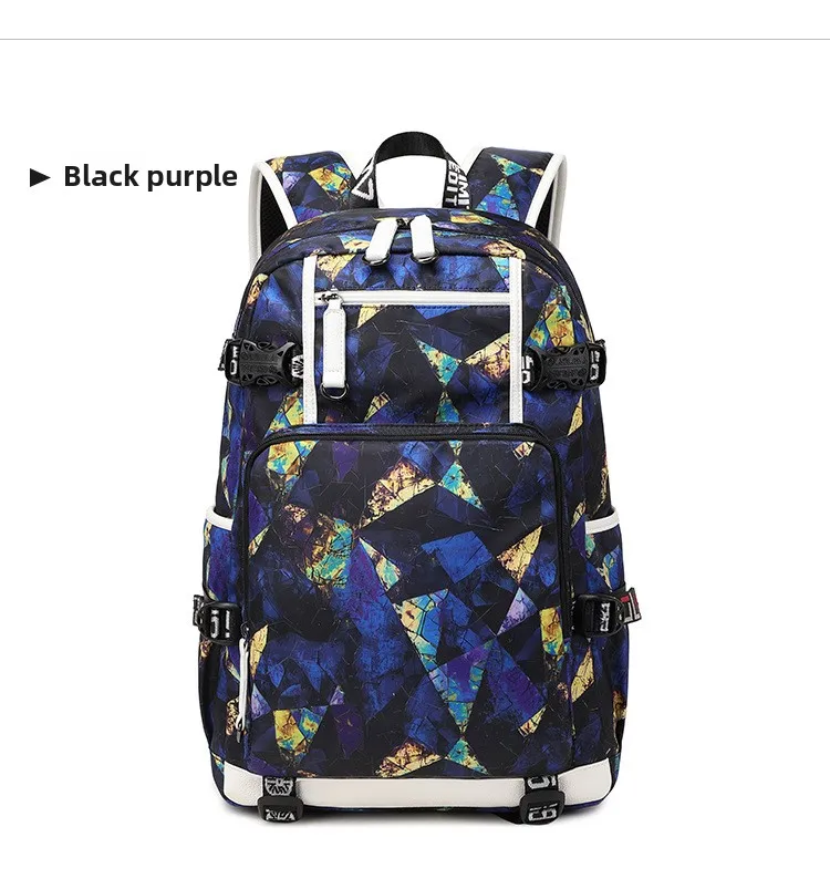 My Hero Academia Anime Print School Backpack Large Capacity Unisex Bookbag for Boys Girls Travel Casual Daypack