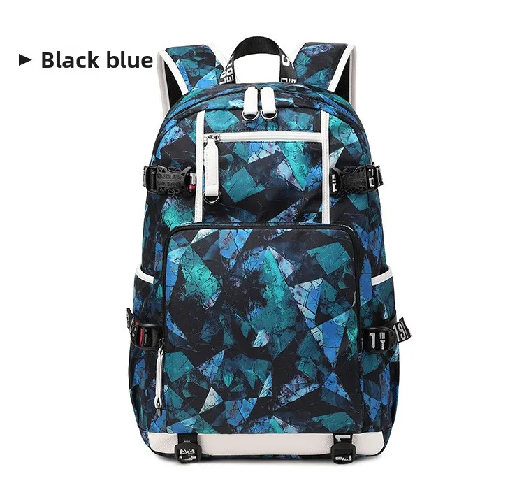 One Piece Zoro Print Large Capacity School Backpack For Kids Teens Anime Bookbag