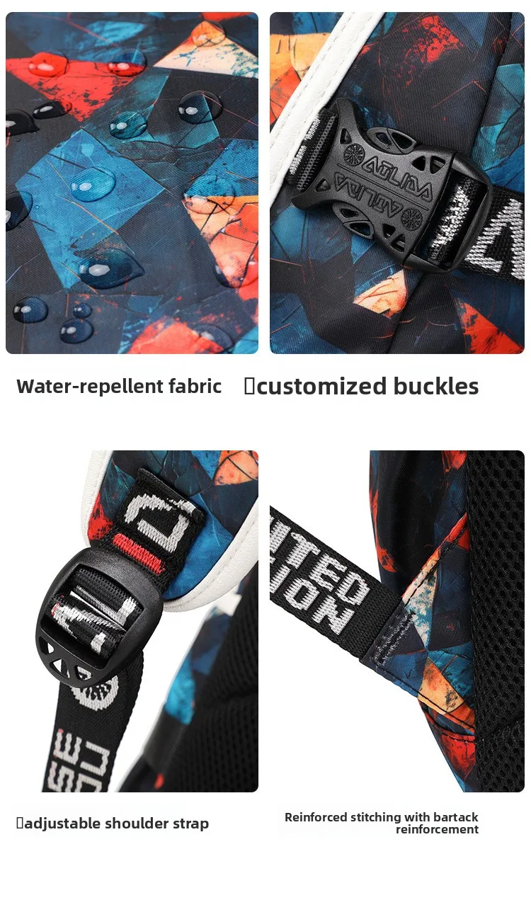One Piece Zoro Print Large Capacity School Backpack For Kids Teens Anime Bookbag